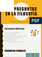 Las Preguntas en La Filosofía