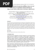 Download Problem Based Learning PBL Analysis of Continuous Stirred Tank Chemical Reactors with a Process Control Approach by ijsea SN40399196 doc pdf