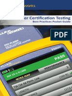 Copper Certification Testing: Best Practices Pocket Guide