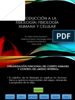 1. Introduccion a La Fisiologia, Fisiologia Humana y Celular