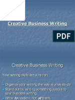 Creative Business Writing