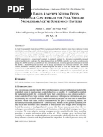 Download FPGA Based Adaptive Neuro Fuzzy Inference Controller for Full Vehicle Nonlinear Active Suspension Systems by Adam Hansen SN40399481 doc pdf