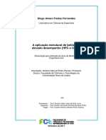 A aplicação estrutural de betões de HPC e UHPC_tese