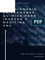 Quimica para Ingreso A Medicina Unc - Solucionario de Examenes - HQ Apoyo Universitario 2019 PDF