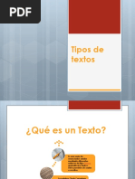 Tipos textuales