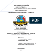 Diagnóstico y reparación del sistema de refrigeración Nissan CD-20