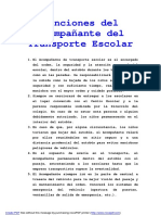 Funciones Del Acompaniante Del Transporte Escolar