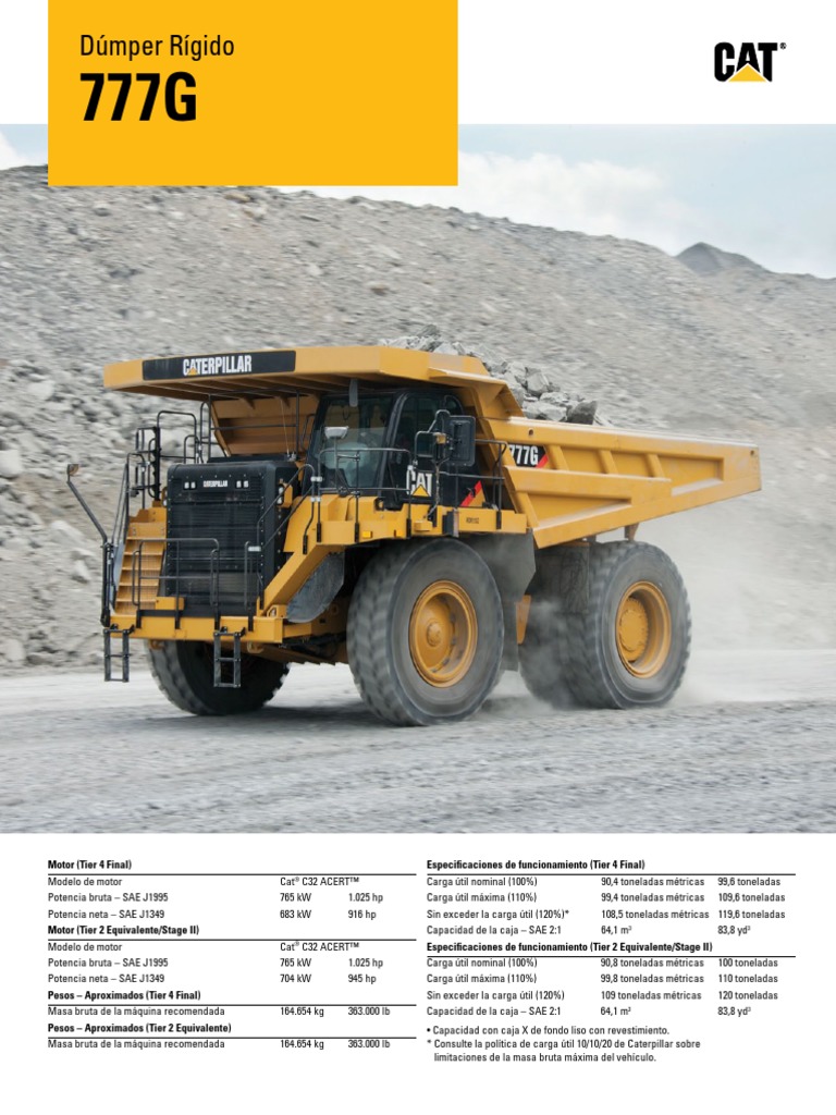777G | PDF | Motor diesel | Neumático