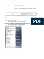 Howto Scana Signature