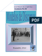 Modelos de Discursos. 2012