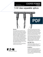 600a 35kv Class Separable Splices 