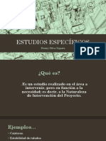 Estudios Específicos