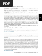 Structural XML Query Processing