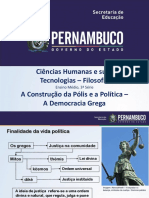 A Construção da Polis e a Política - a Democracia Grega.pptx