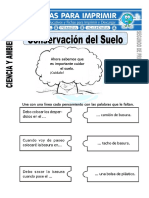 Ficha de Conservación Del Suelo Para Segundo de Primaria