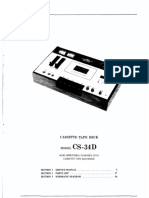 Akai CS-34D Casette Tape Deck SM PDF