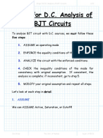 Steps for DC Analysis of BJT Circuits.pdf