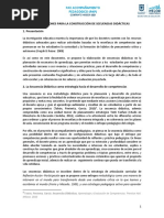 Orientaciones para La Construcción de Secuencias Didacticas