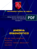 Anemia Dr. Fidel Cardenas