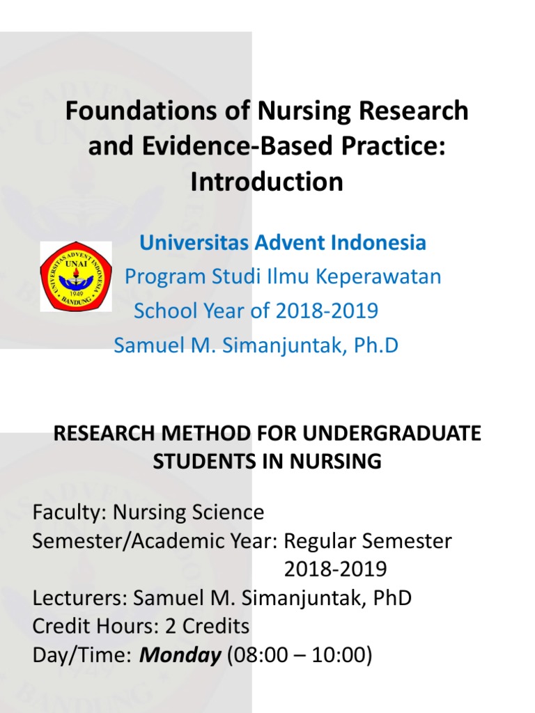 Foundations of Nursing Research and Evidence-Based Practice | PDF ...