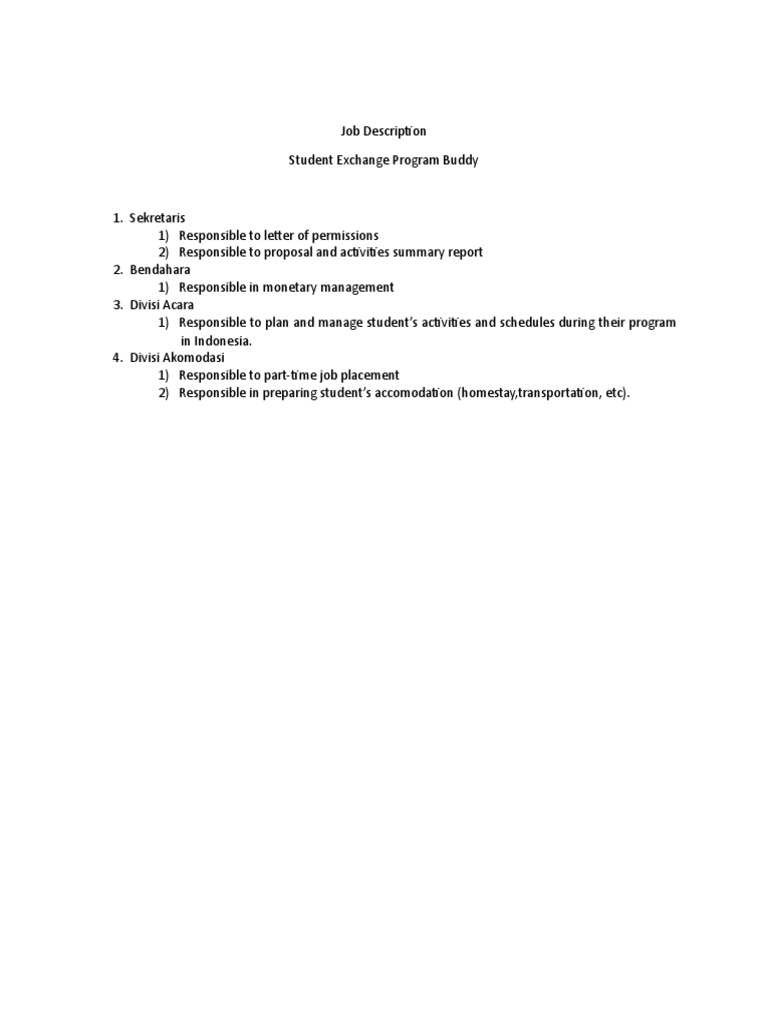 Job Description | PDF