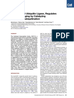 Article: RLE-1, An E3 Ubiquitin Ligase, Regulates C. Elegans Aging by Catalyzing DAF-16 Polyubiquitination