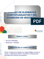 Manejo de cortopunzantes y guardianes de seguridad.ppt