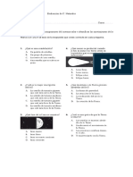 Evaluación Sistema Solar 1