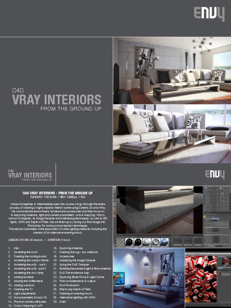 VRAY Interiors Tutorial | PDF | High Dynamic Range Imaging | Digital ...