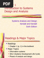 Introduction To Systems Design and Analysis