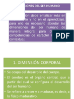 Dimensiones Del Ser Humano