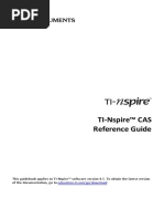 TI-NspireCAS ReferenceGuide EN 4.5 PDF