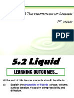 Properties and Behavior of Liquids