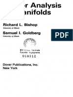 Tensor Analysis on Manifolds - Bishop, Goldberg -