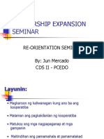 MEMBERSHIP EXPANSION SEMINAR Module (Taglish)