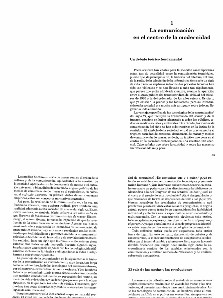 Dominique Wolton y Despues PDF