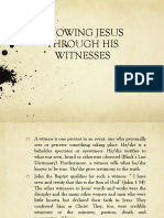 Knowing Jesus Through His Witnesses