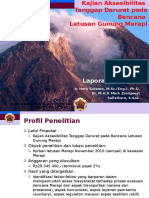 Progress Report Presentation Merapi