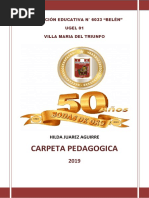 Carpeta Pedagogica 2019