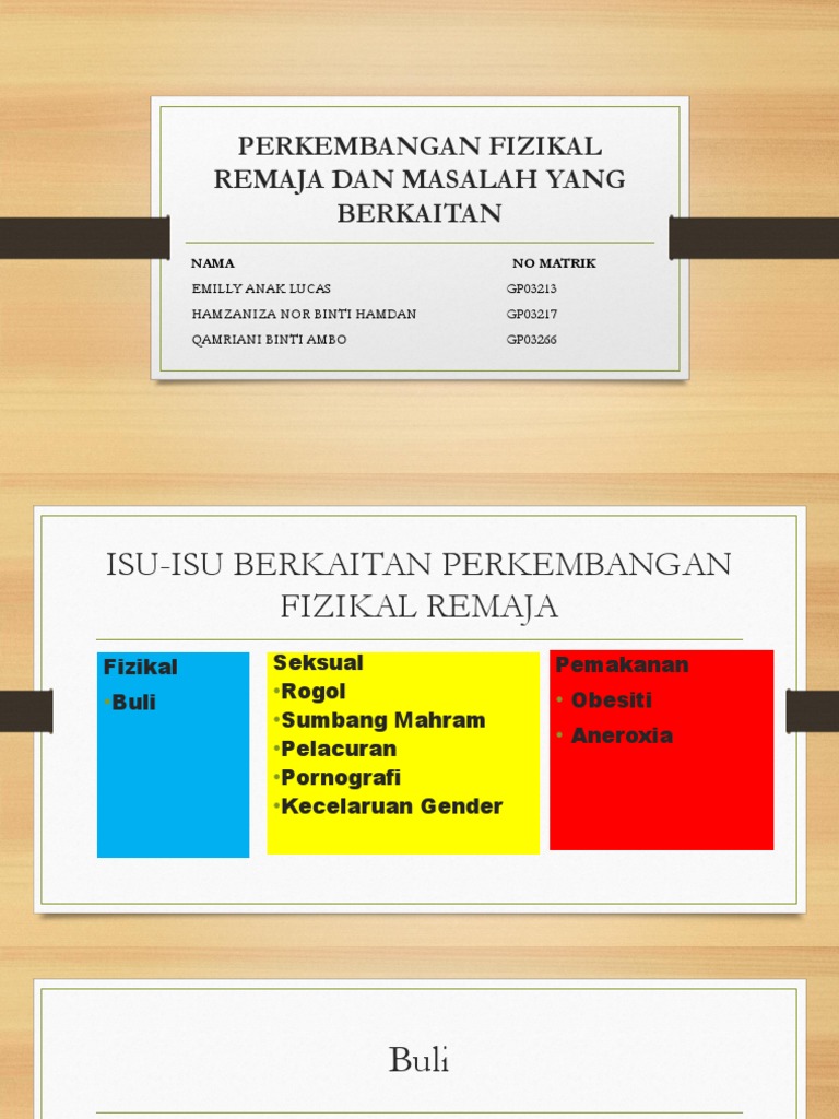 Perkembangan Fizikal Remaja Dan Masalah Berkaitan Pdf