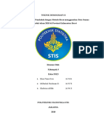 Estimasi Kematian Penduduk Metode Brass Kalbar 2010