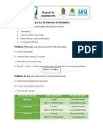 Calculo personal enfermeria pediatria