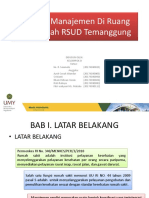 Evaluasi Manajemen Di Ruang Nusa Indah Rsud Temanggung