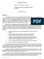 Petitioner Vs Vs Respondent: Second Division