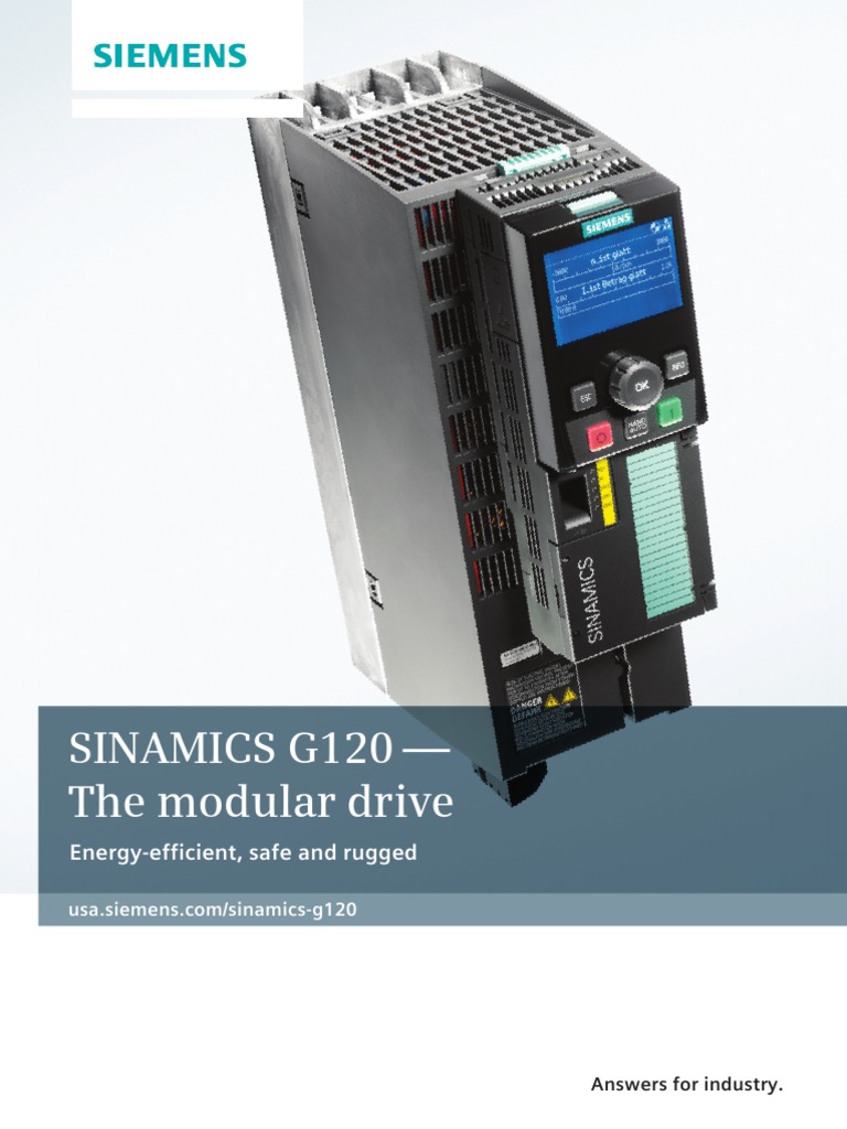 G120 Manual 080414 | PDF | Electric Motor | Pump