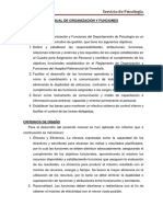 Manual de Organización y Funciones - 2016