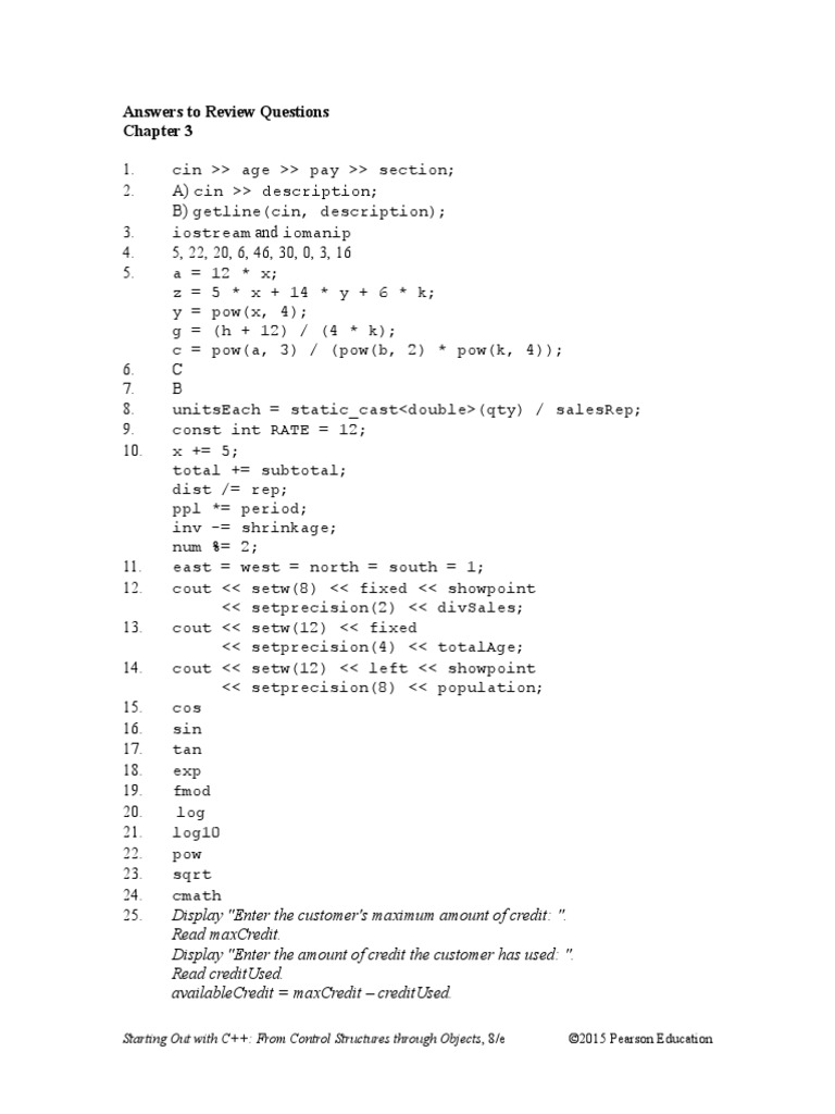 Chapter 03 - Answers To Review Questions | PDF | Programming Paradigms ...