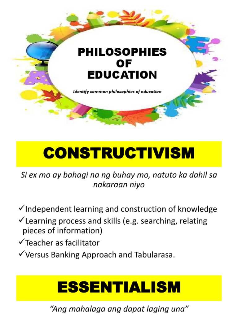 problem solving philosophy of education