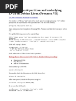 Shrinking Ext4 Partition and Underlying LVM On Debian Linux (Proxmox VE)