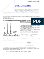 Chemical Analysis